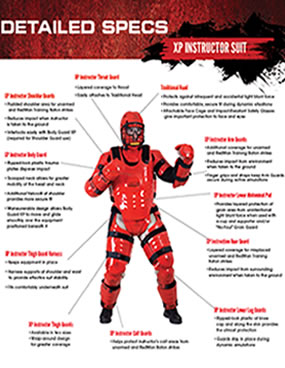 XP INSTRUCTOR SUIT SIZING